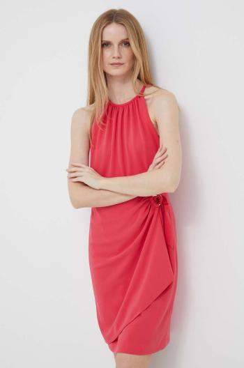 Šaty Dkny růžová barva, mini
