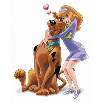 Scooby a Daphne (Scooby Doo), 40×50 cm, bez rámu a bez vypnutí plátna (6064080)