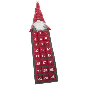 Calendar textil de Advent Pitic, 20 x75 cm