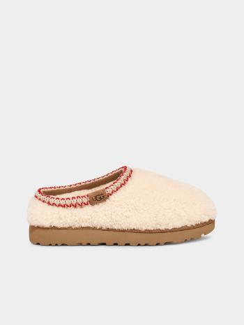 UGG Tasman Maxi Curly Pantofle Bílá