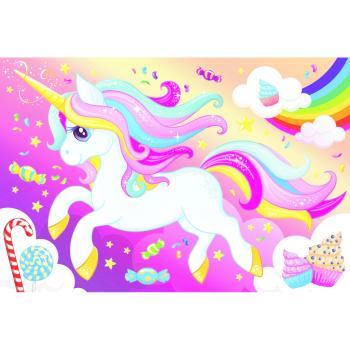 Puzzle Trefl Unicorn dulce, 100 piese