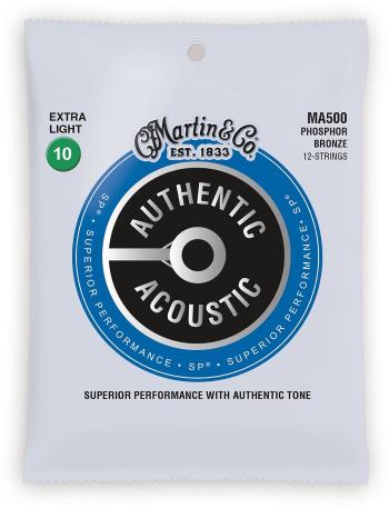 Húr MARTIN Authentic SP 92/8 Phosphor Bronze 12-String Extra Light