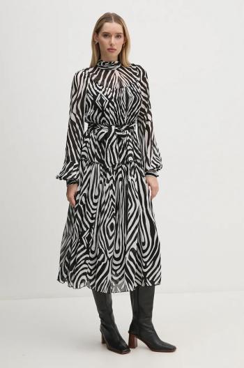 Šaty DIANE VON FURSTENBERG černá barva, midi, DVFDL3S002