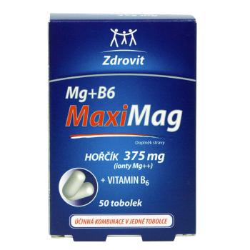 Zdrovit MaxiMag Hořčík 375 mg + B6 50 tobolek