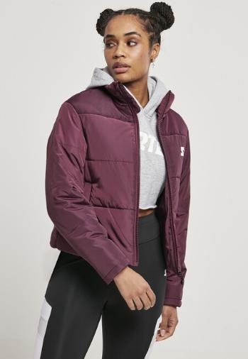 Ladies Starter Logo Puffer Jacket darkviolet - L