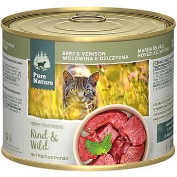 Pure Nature Cat Adult konzerva Hovězí a Zvěřina 200g (RD-PNCA00200BV-5820-CS)