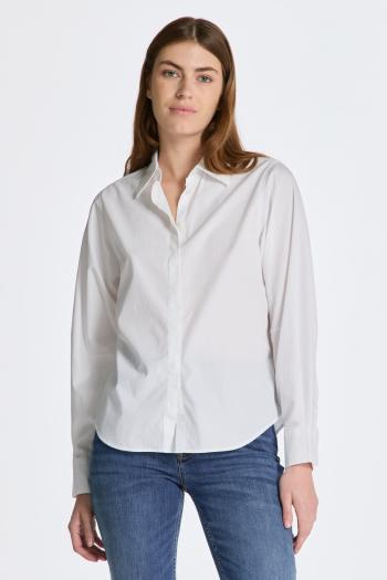 KOŠILE GANT REGULAR VOLUME SLEEVE POPLIN SHIRT WHITE