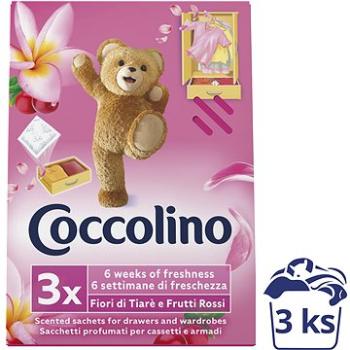 COCCOLINO Frutti Rossi vůně do skříně 3 ks (8710908176852)