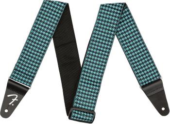 Fender Houndstooth Kytarový pás Teal