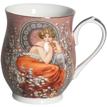 Home Elements Porcelánový hrnek 350 ml, Mucha tmavý (MUCHA0080)