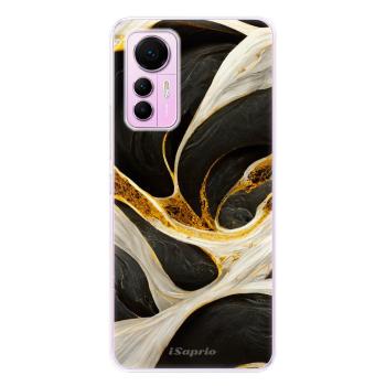 Odolné silikonové pouzdro iSaprio - Black and Gold - Xiaomi 12 Lite