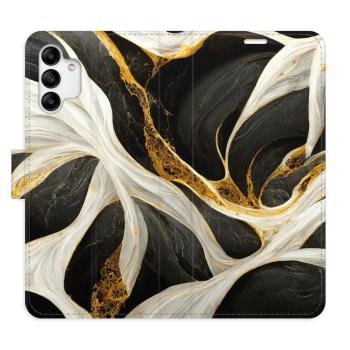 Flipové pouzdro iSaprio - BlackGold Marble - Samsung Galaxy A04s