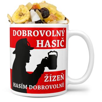 Hrnek Dobrovolný hasič (Náplň hrníčku: Tropická směs)