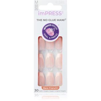 KISS imPRESS The No Glue Mani umělé nehty samolepicí 30 ks