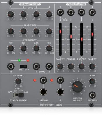 Behringer 305 EQ/Mixer/Output Modulární systém