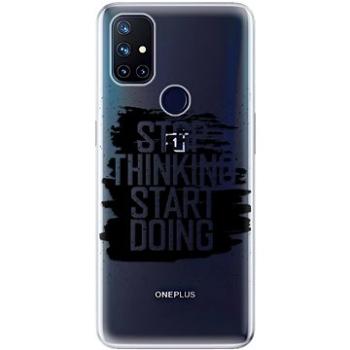 iSaprio Start Doing - black pro OnePlus Nord N10 5G (stadob-TPU3-OPn10)