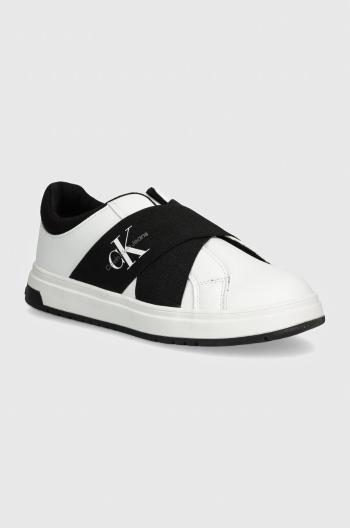 Dětské sneakers boty Calvin Klein Jeans bílá barva, V3X9-81056