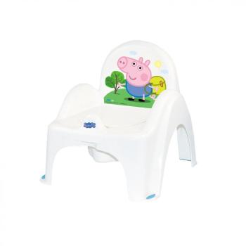 Bili TEGA BABY Peppa Pig etetőszék, fehér/kék