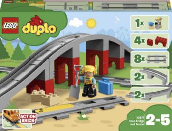 Doplňky k vláčku – most a koleje - Lego Duplo (10872)