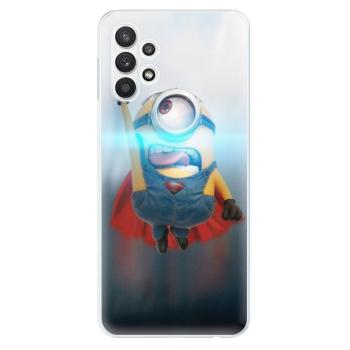 Odolné silikonové pouzdro iSaprio - Mimons Superman 02 - Samsung Galaxy A32 5G