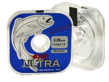 Asso ultra vlasec čirá 25m-průměr 0,14 mm / nosnost 3,1 kg