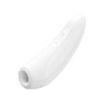 Satisfyer Curvy 1+ podtlakový vibrátor bílý