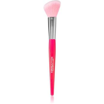 Revolution Relove Brush Queen zkosený štětec na pudr a bronzer 1 ks