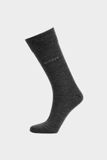 PONOŽKY GANT WOOL SOCKS CHARCOAL MELANGE