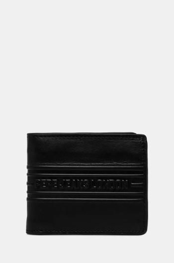 Kožená peněženka Pepe Jeans WOLF WALLET černá barva, PM070386