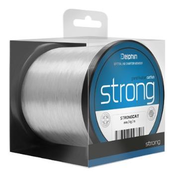 Delphin vlasec strong cat transparentní - průměr 0,50 mm nosnost 31,7 lb návin 500 m