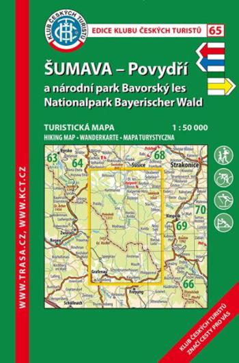 KČT 65 Šumava - Povydří a národní park Bavorský les