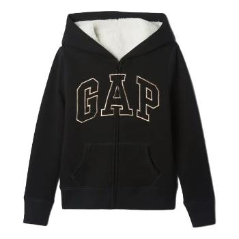 GAP V-COZY LOGO Dívčí mikina, černá, velikost