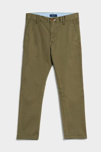 KALHOTY GANT REGULAR CHINOS JUNIPER GREEN