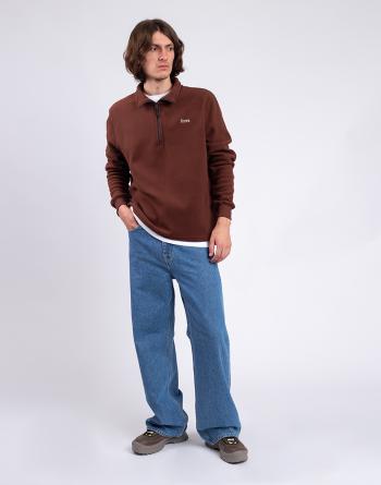 Forét Motion Half Zip DEEP BROWN L