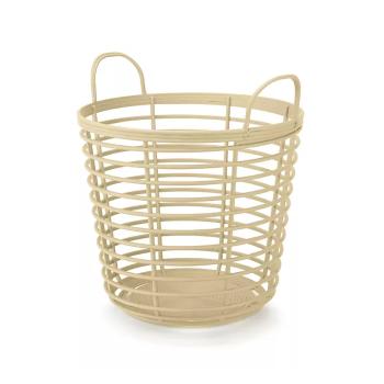 NABBI IKPIR430 plastový univerzálny kôš s úchytkami 43 cm béžová