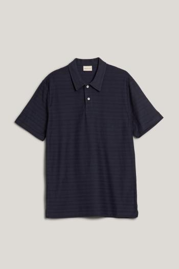 POLOKOŠILE GANT TEXTURED POLO EVENING BLUE