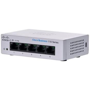 CISCO CBS110 Unmanaged 5-port GE, Desktop, Ext PS (CBS110-5T-D-EU)