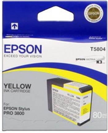 Epson T580400 žlutá (yellow) originální cartridge