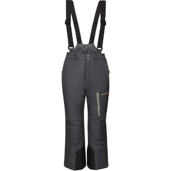 ALPINE PRO HYBRO Gyerek nadrág, sötétszürke, méret 104-110