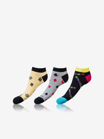Bellinda CRAZY IN-SHOE SOCKS Zokni 3 pár Sárga