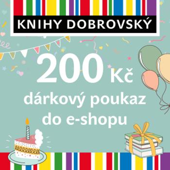 Narozeninová e-shopová dárková poukázka 200 Kč