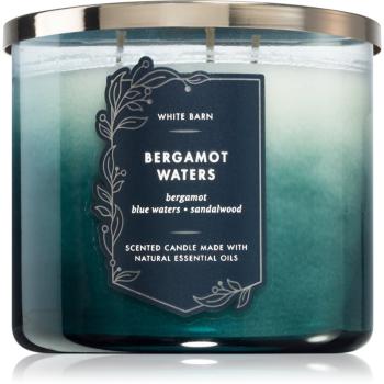 Bath & Body Works Bergamot Waters vonná svíčka 411 g