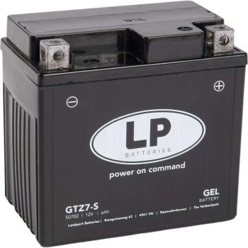 Landport 12V 6Ah 70A J+ zselés akkumulátor GTZ7-S motorakkumulátor