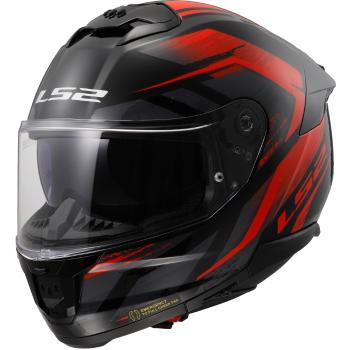 Moto přilba LS2 FF808 Stream II Fury Black Red  XXL (63-64)