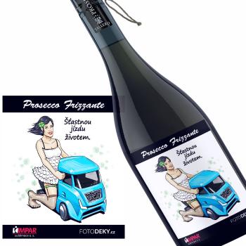 Víno Šťastnou jízdu životem – kamion (Druh Vína: Prosecco)