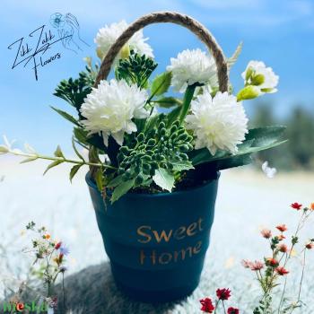 Kicsi "Sweet Home" Virágos Vödör