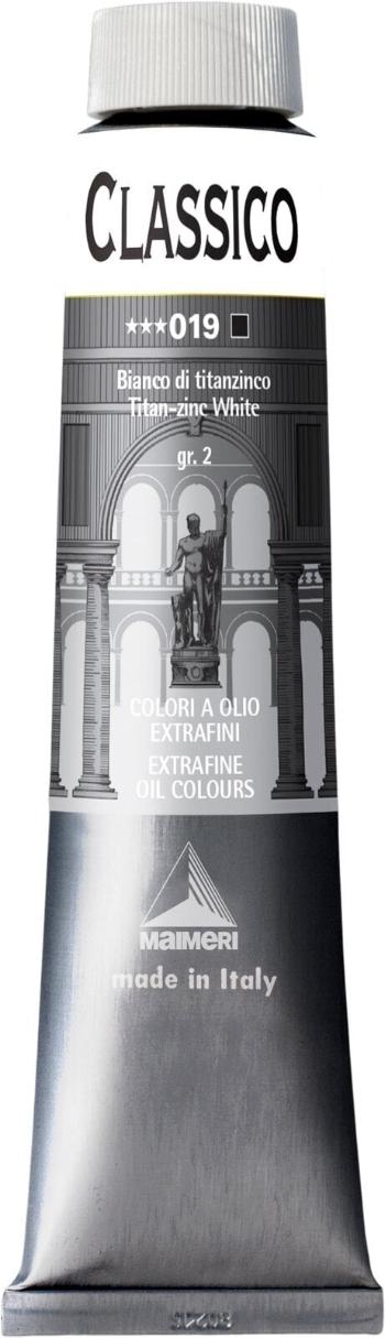 Maimeri Classico Olejová barva Titan Zinc White 200 ml 1 ks