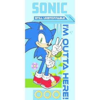 Carbotex Dětská osuška Nezastavitelný Ježek Sonic , 70 x 140 cm