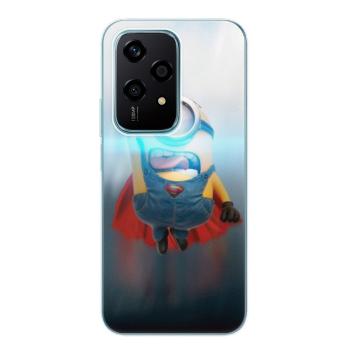 Odolné silikonové pouzdro iSaprio - Mimons Superman 02 - Honor 200 Lite