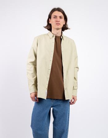 Carhartt WIP L/S Bolton Shirt Beryl garmend dyed M